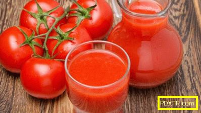 Диета върху доматен сок