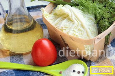 Савойски зеленчукова салата от зеле