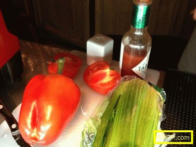 Зеленчукови глазури с целина и домат