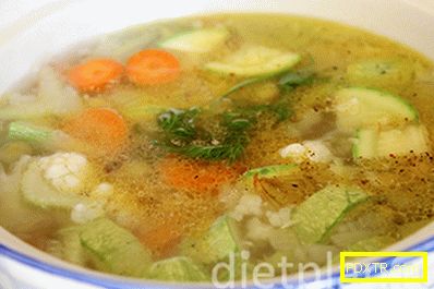 Сладка зеленчукова супа с карфиол