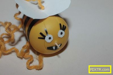 Пчелата, направена от собствените си ръце - е забавна!