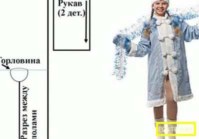 Снежният моден костюм за момиче със собствените си ръце: