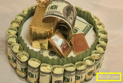 Торта за пари със собствените си ръце: за сватба, годишнина,