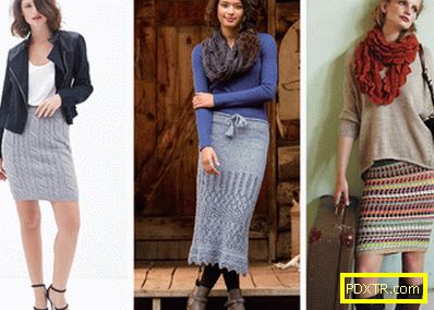 С какво да носите плетена пола с различни дължини и форми?