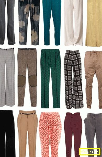 Модни панталони с висока талия: снимка