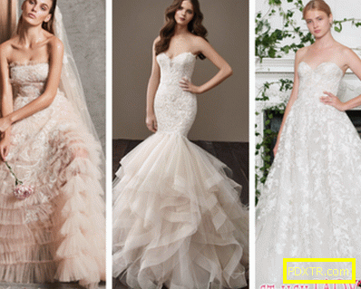 Модни сватбени рокли 2018 - красиви нови елементи на