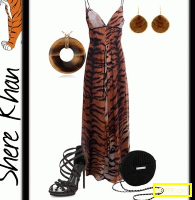 С какво да носиш леопардова рокля? снимка
