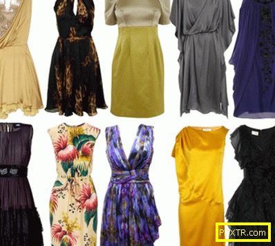 Модели на копринени рокли