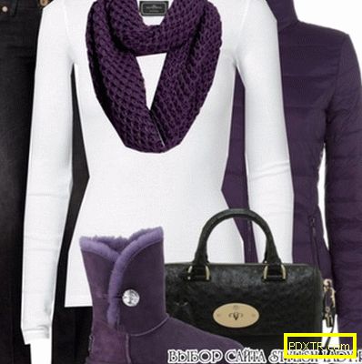 Виолетово палто - модерно, стилно, оригинално!