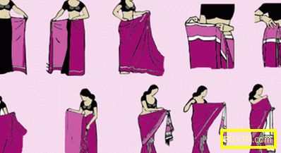 Как да се облича правилно sari: стъпка по стъпка ръководство