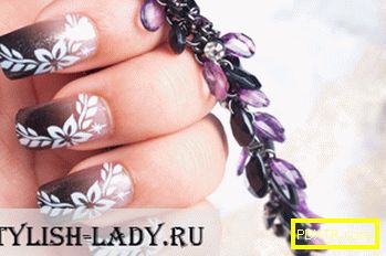 Красив дизайн на изящни нокти
