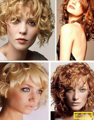 Модни бретончета на къдрава коса: опции с снимка