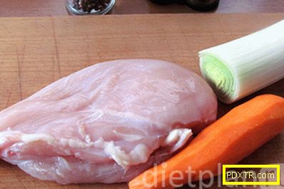 Пилешко филе с праз и моркови (протеинова диета)