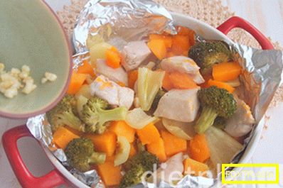 Пилешко филе със зеленчуци за дикановата диета