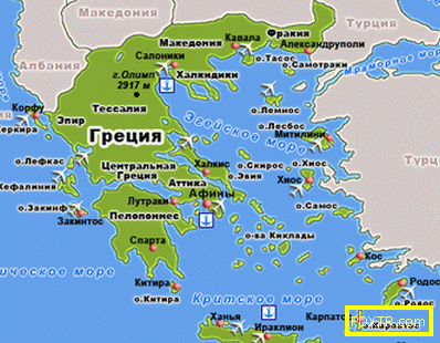 Гърция - почивка, забележителности, време, кухня, екскурзии,
