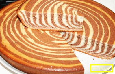 Зебра торта - най-добрите рецепти. как да подготвим торта от