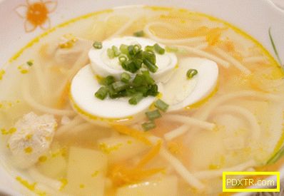 Пилешка супа - рецепта с снимка и стъпка по стъпка описание
