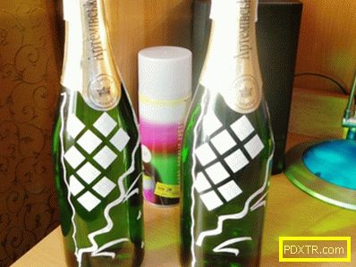 Как да украсите шампанското със собствените си ръце: