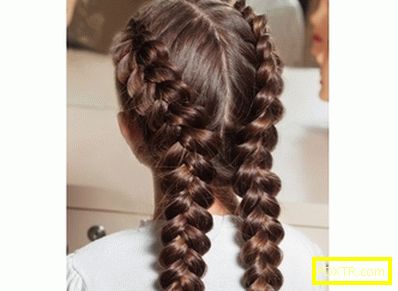 Прически за празник за момичета за дълга коса: опашки и