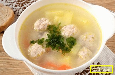 Супа с кюфтета от свинско месо: фото рецепти! лека и
