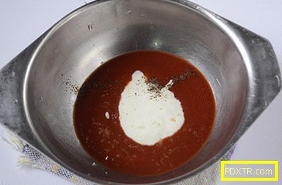 Кюфтета в доматено-кисел крем сос в mulvatark - нищо