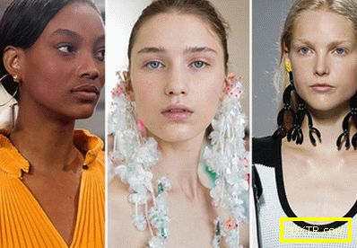 модни тенденции пролет - лято 2017: големи обеци, снимка