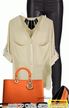 Оранжева чанта, чорапогащник, шал: какво да носите, как да
