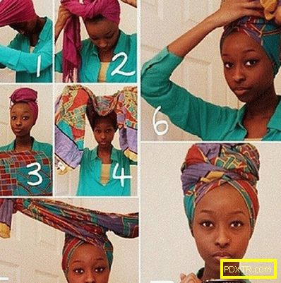 Как да вържем шал на главата си? идеи с снимки