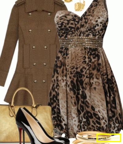 С какво да носиш леопардова рокля? стилни изображения