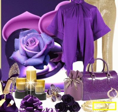 Пасианс виолетов: лилава чанта с какво да носите? ...