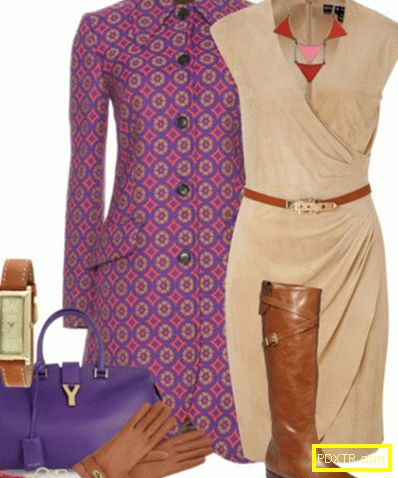 Пасианс виолетов: лилава чанта с какво да носите? ...