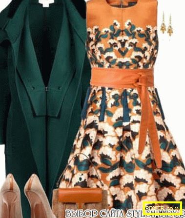Солиден цвят. с какво да носиш оранжева рокля или пола?