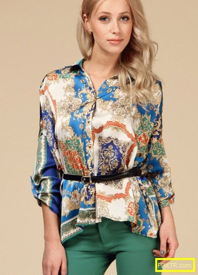 Модни блузи от сатен: модели и стилове