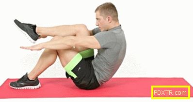 Упражнение - мида с согнутой ногой