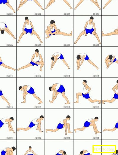 Комплект от упражнения за мъже и жени у дома
