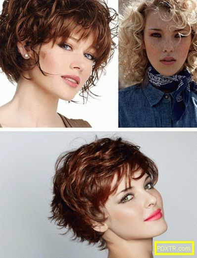 Модни бретончета на къдрава коса: опции с снимка